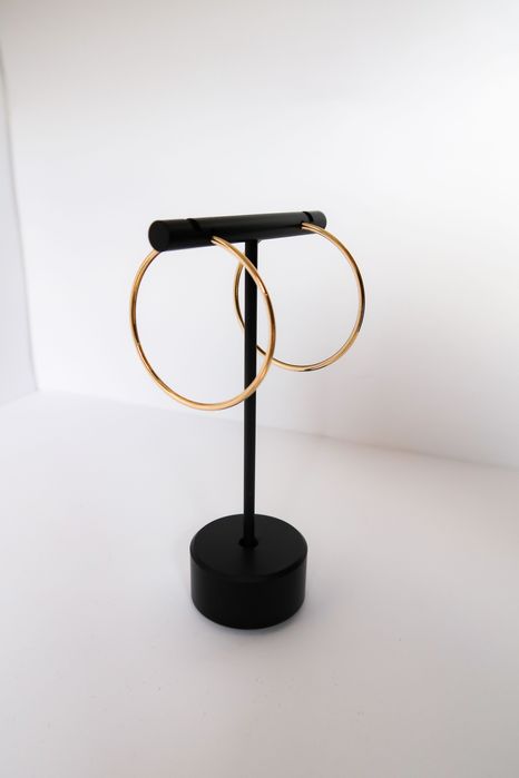 Złote Kolczyki Koła | 4.8cm | Próba złota 585