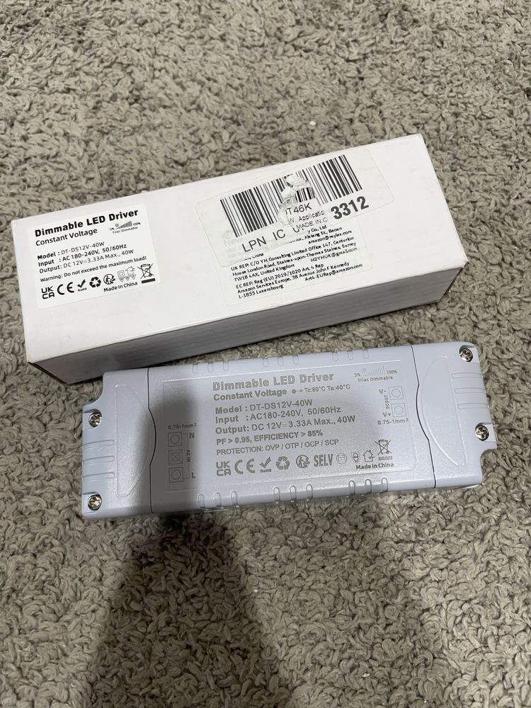 REYLAX zasilacz Sterownik LED 12V 40W IP20 (23)