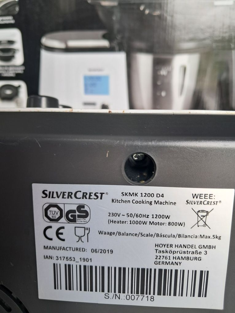 Robot kuchenny lidlomix, silvercrest monsieur cuisine plus