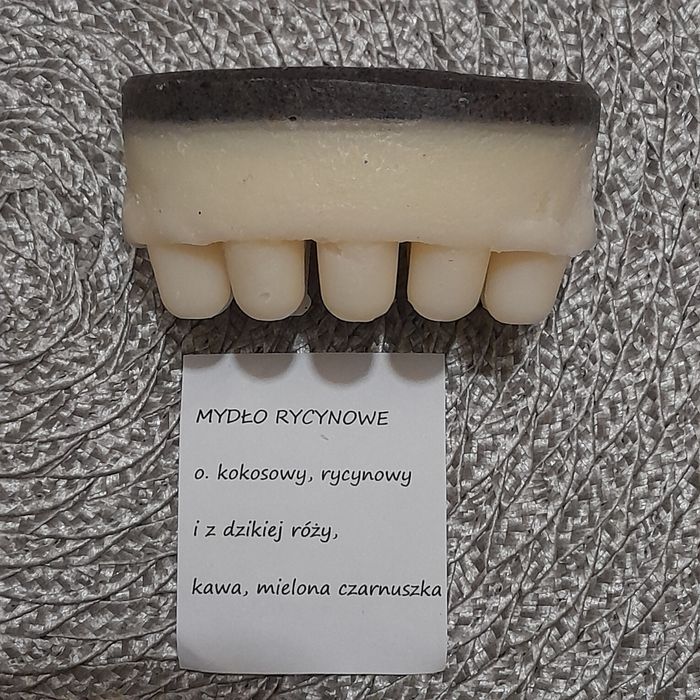 Duże mydlo peelingujące z wypustkami , DIY