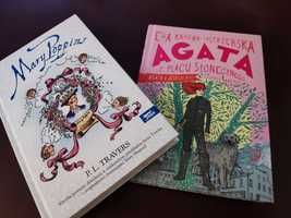 Zestaw 2 książki - Mary Poppins; Agata z  Placu Słonecznego;
