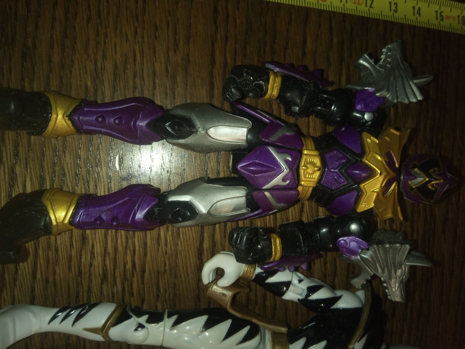 Figurki Power Rangers Bandami 3 sztuki kolekcja vintage
