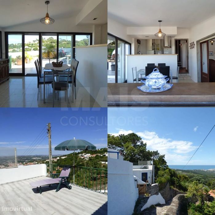 Moradia (remodelada) c/ espaços exteriores e vista soberba de mar. ...