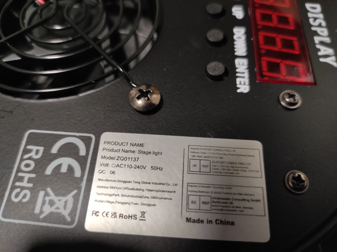 UV światło LED 200W