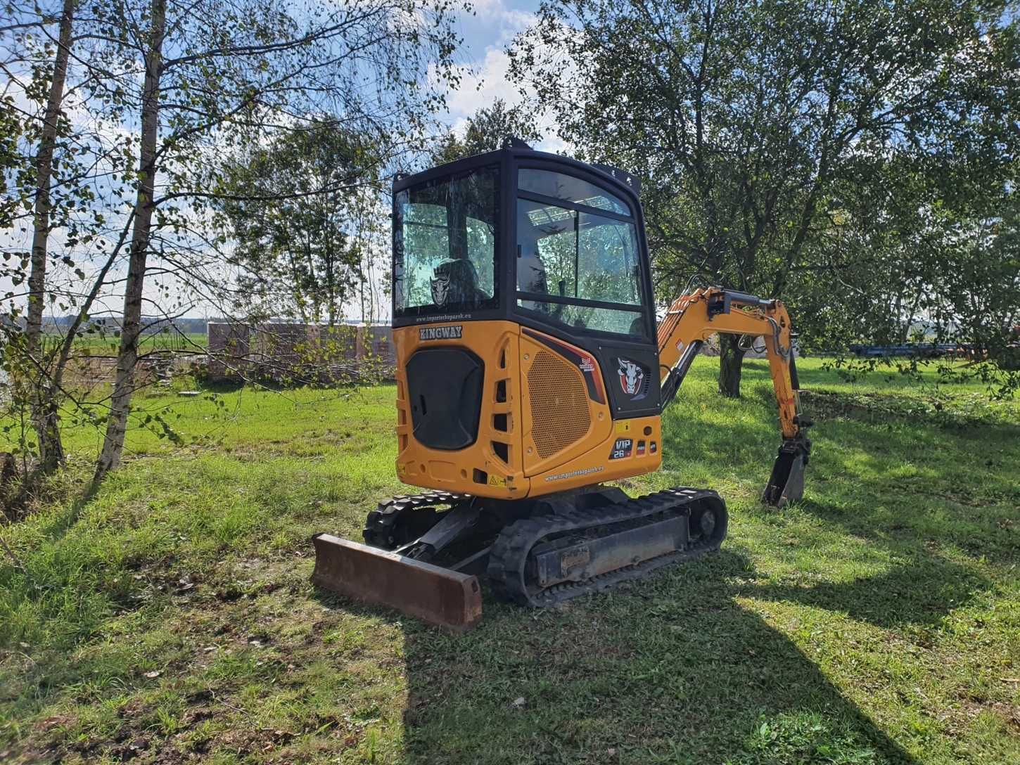 Minikoparka Kingway VIP26 RS | Nowa: 143 tys zł | Yanmar | 2610 kg |