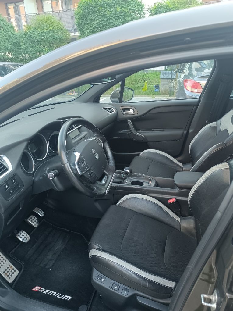 Citroen DS4, 1.6VTI 120km, masaże, bezwypadkowy, po wymianie rozrządu