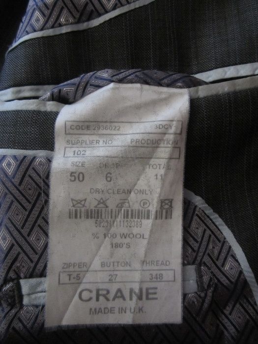 Костюм чоловічий Crane Англія