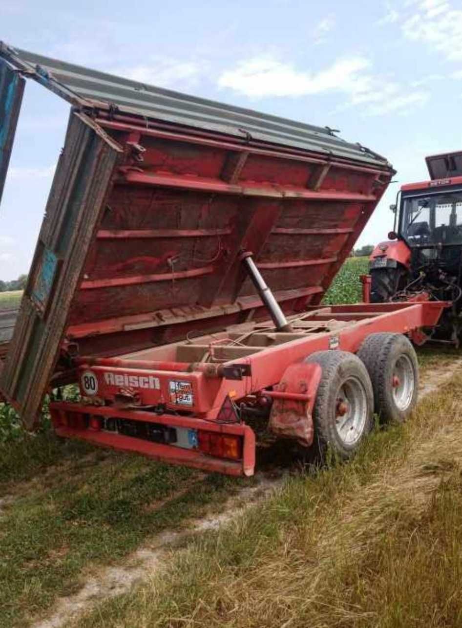 Przyczepa tandem skorupa przyczepa budowlana dł 5m