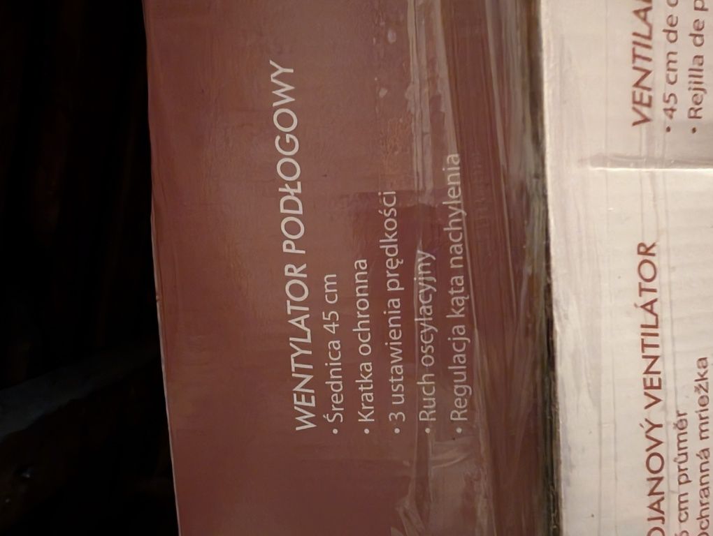 Wentylator pionowy Kalorik w kolorze brązu