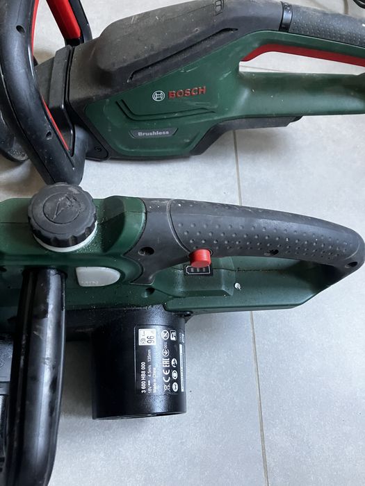 Zestaw pila lancuchowa oraz nozyce do zywoplotu bosch