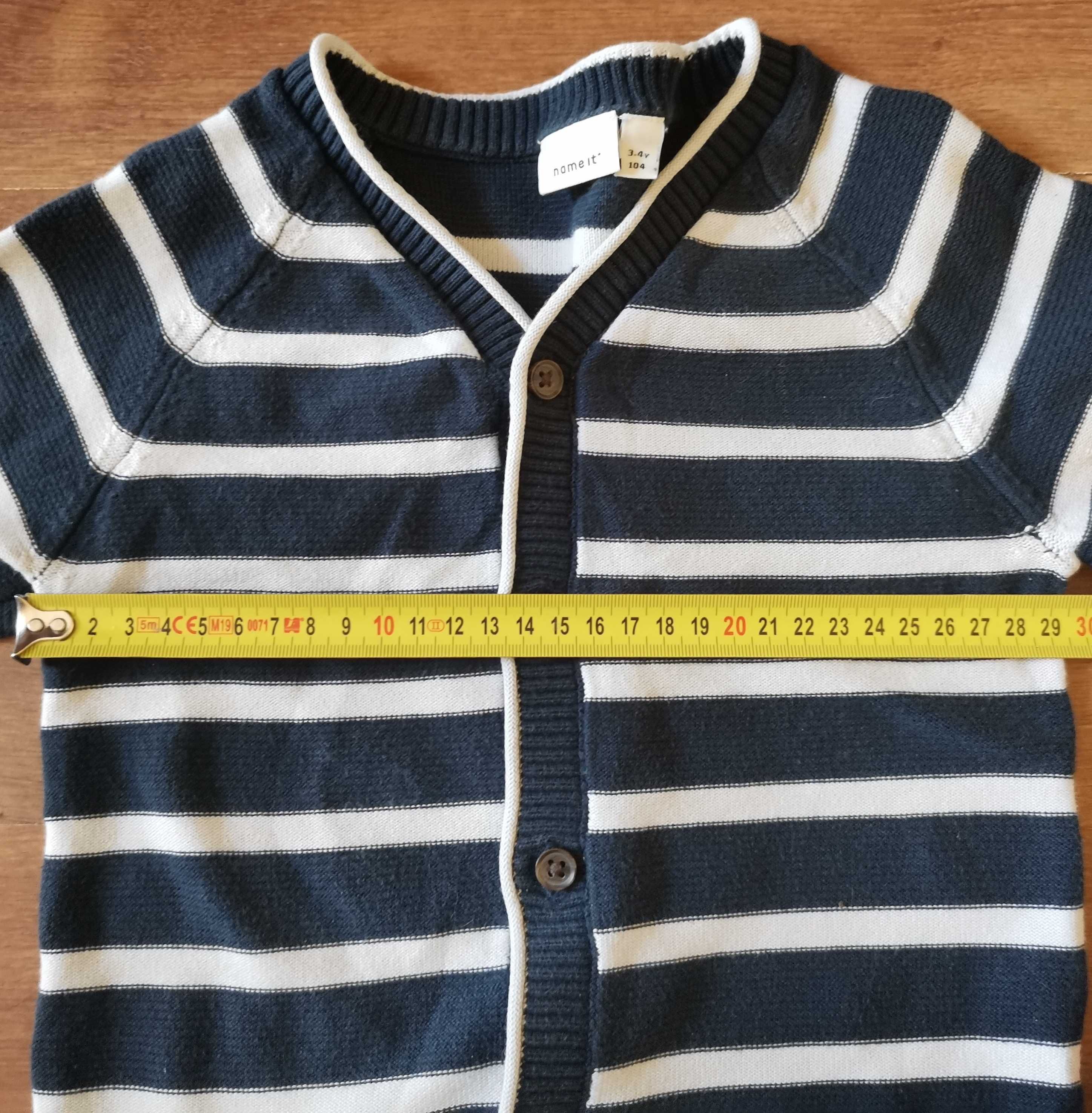 Sweter Name IT 98/104 zapinany