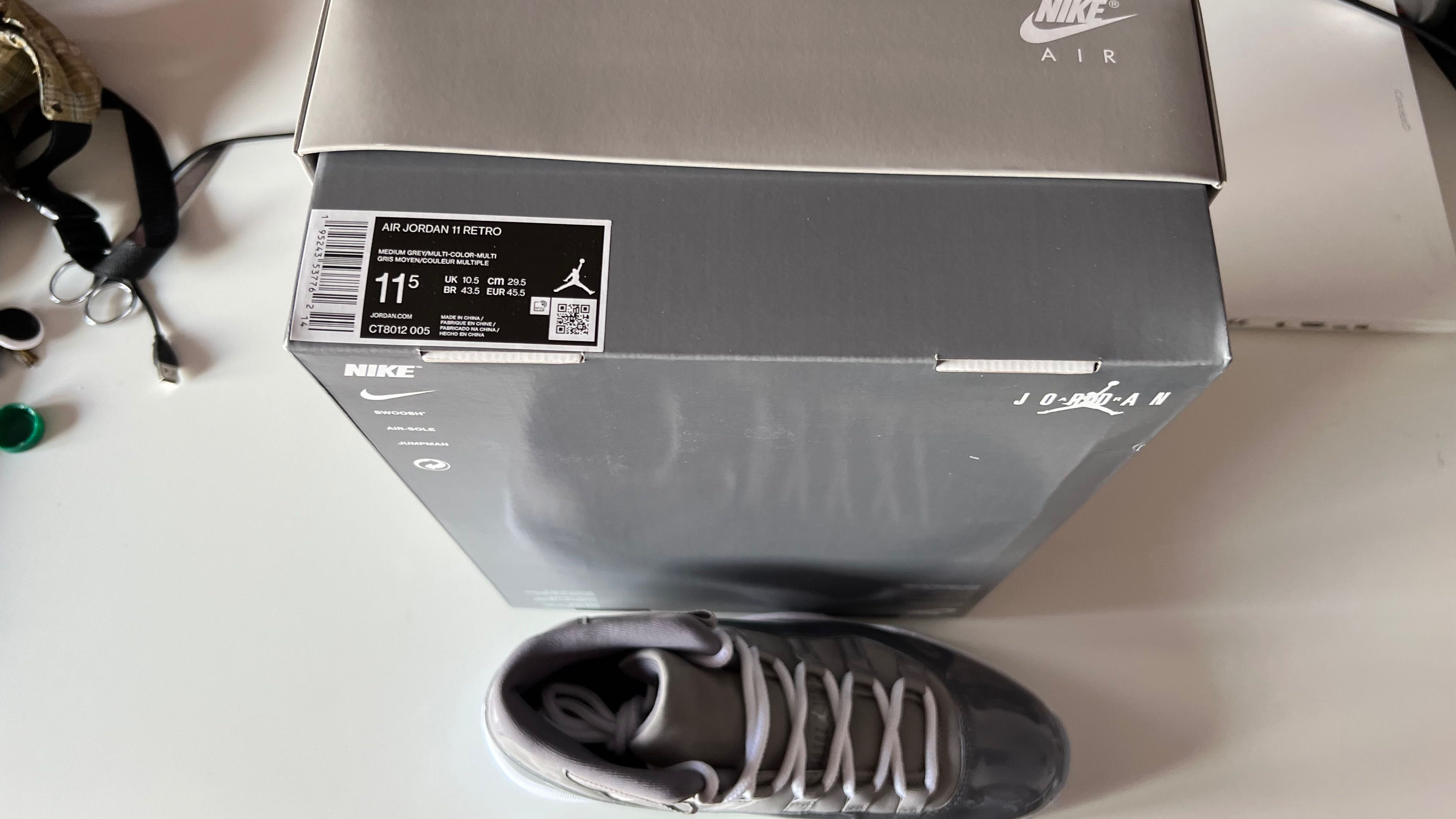 Nike Jordan 11 Cool Gray 45.5