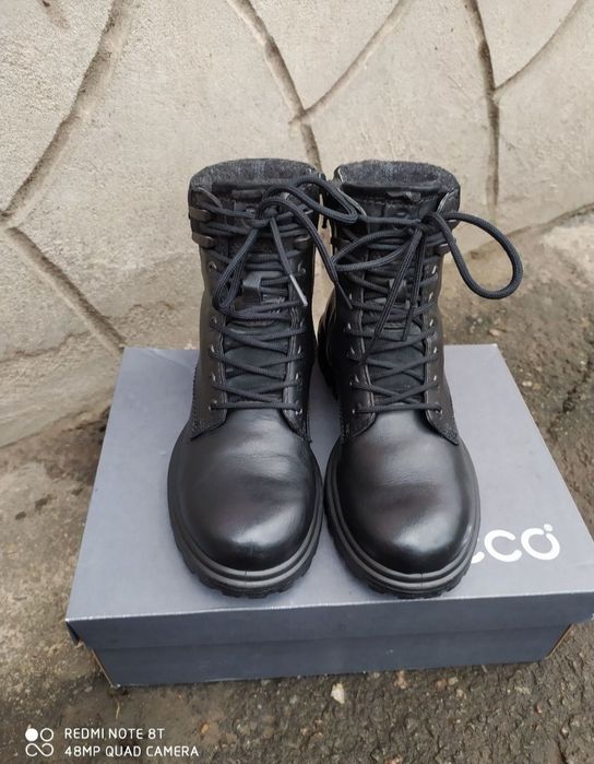 Ecco 36 ботинки жіночі зимові чоботи черевики сапоги взуття ессо