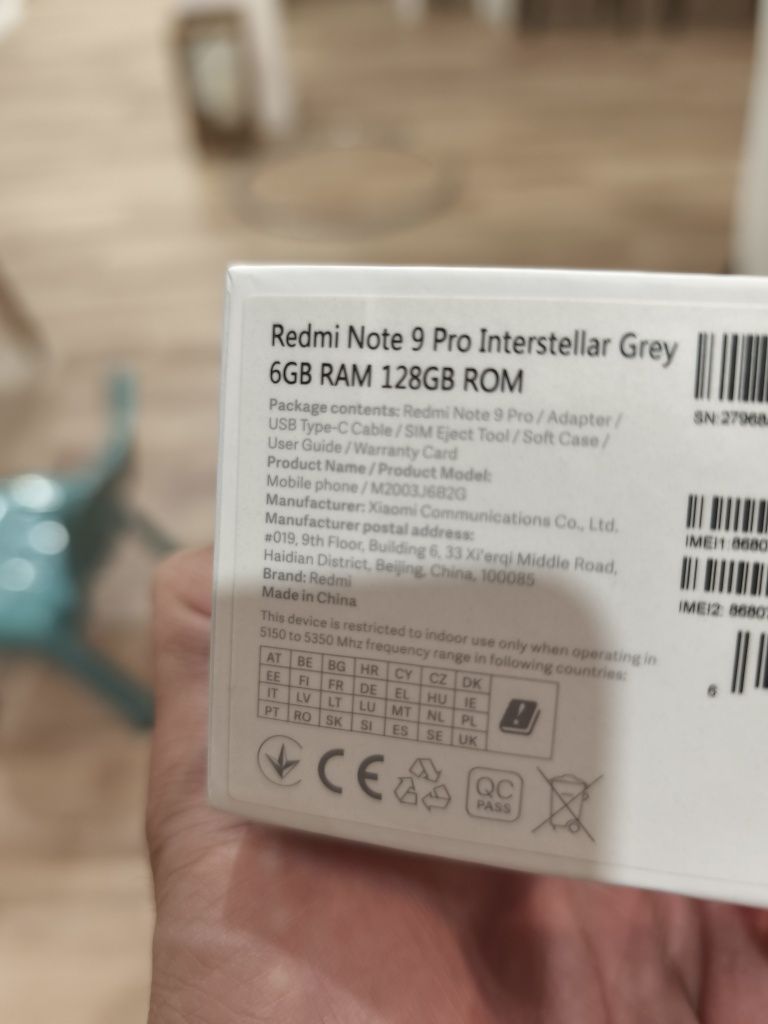 Xiaomi Redmi Note 9 Pro 6 GB / 128 GB – Interstellar Grey
