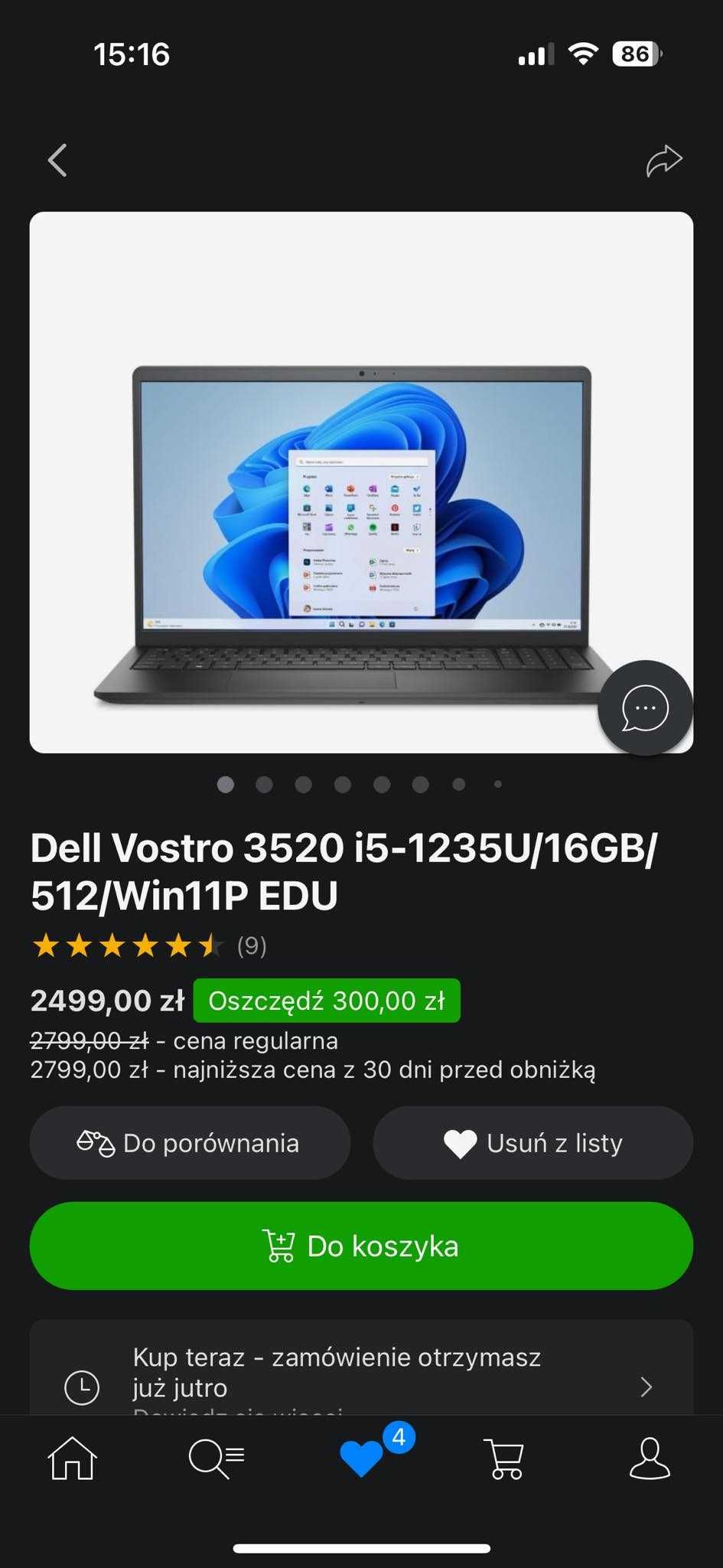 Laptop Dell Vostro 3520 i5-1235U 16GB