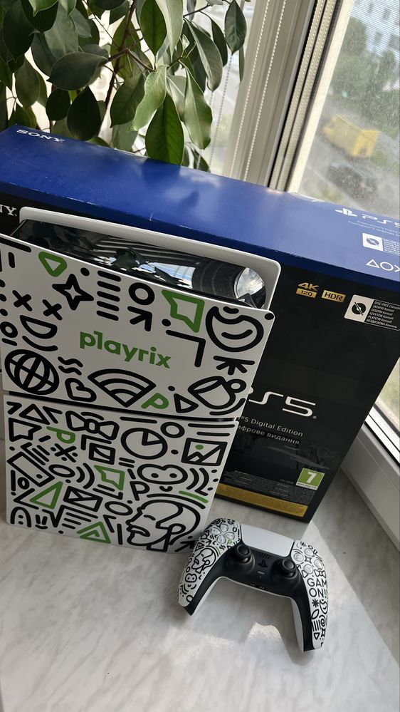 PlayStation 5 Digital Edition + Зовнішній дисковод у подарунок | Нова
