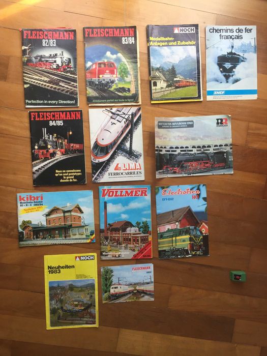 Revistas Vintage Comboios Vollmer, Maquetren, Fleischmann, Noch, Kibri