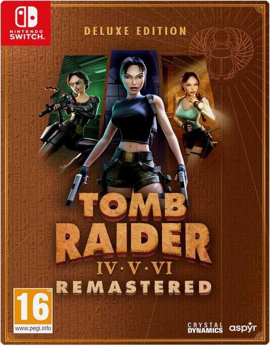 Tomb Raider IV–VI Remastered для PS4, PS5 та Nintendo Switch