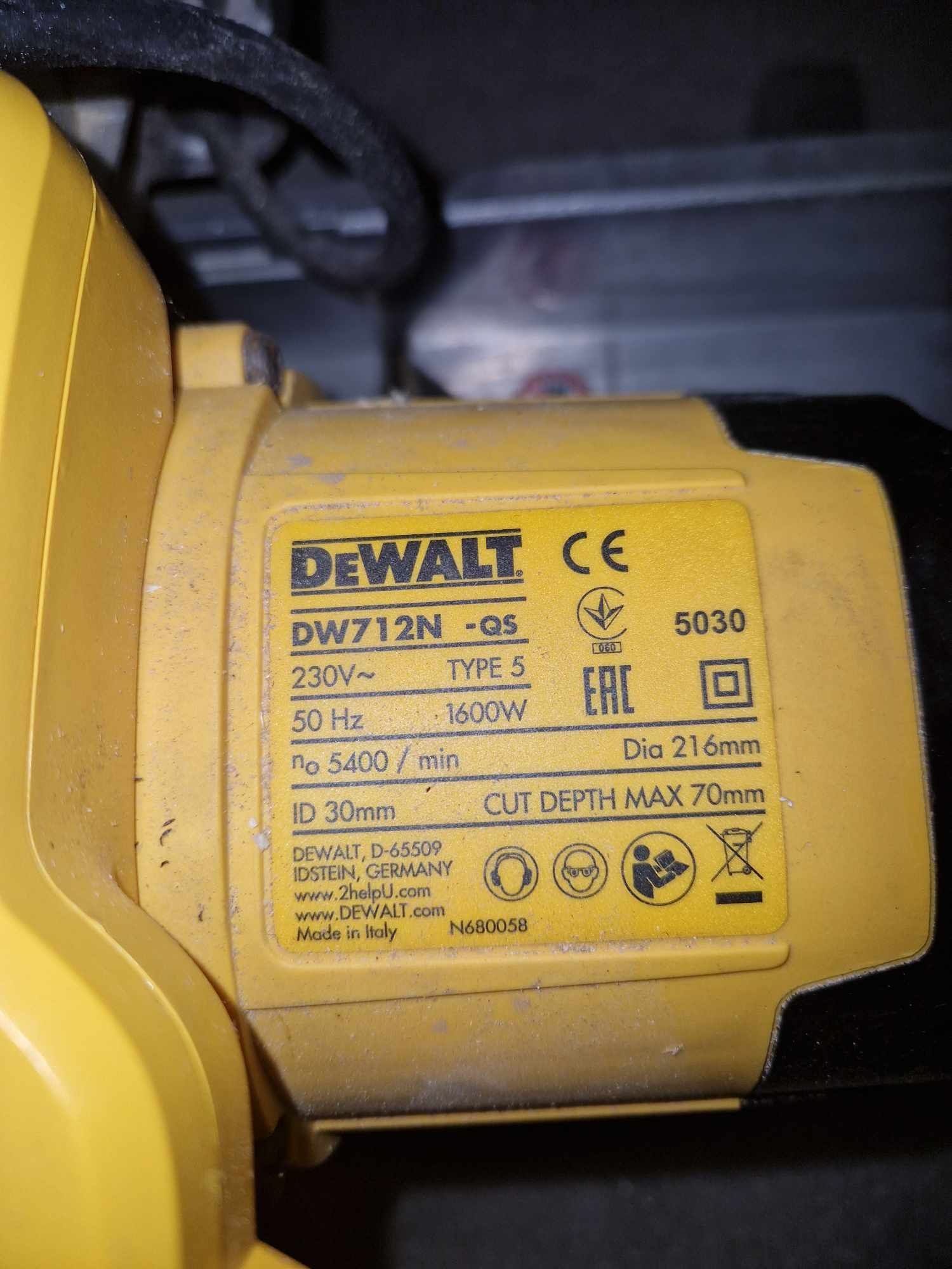 Pila dewalt dw712n ukosnica przyrznia kątówka