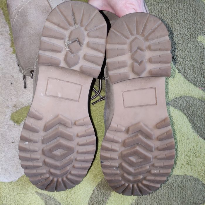 Ботинки берцы натуральная  замша-нубук