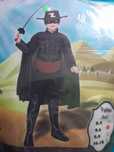 Strój karnawałowy zorro