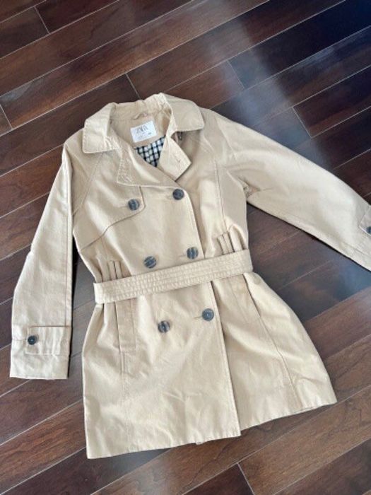 Тренч плащ Zara, в стилі Burberry, оригінал, 7-9 років та 11-12 років