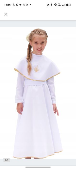 Alba "sukienka"  komunijna dla dziewczynki 140