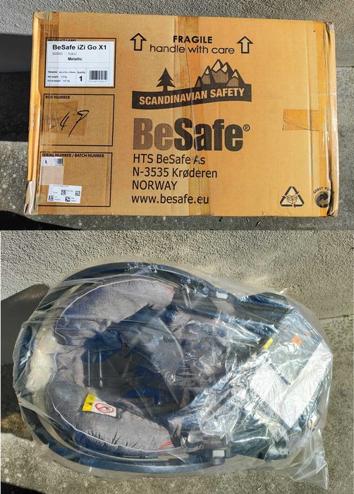 Cadeira Auto BESAFE IZI GO X1 + Base Isofix --- Topo de gama