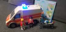 Karetka playmobil 6685 światło i dźwięk