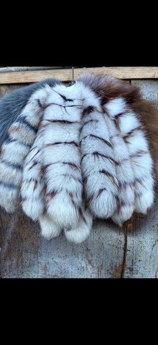 Ogony z lisa breloki - rózne kolory