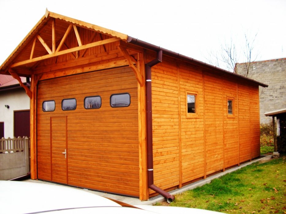 Wiata drewniana,garaż ogrodowy,budynek gospodarczy,magazyn,4x7m