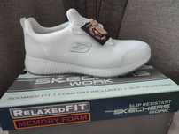 Buty robocze Skechers Work r.44 29cm damskie białe antypoślizgowe