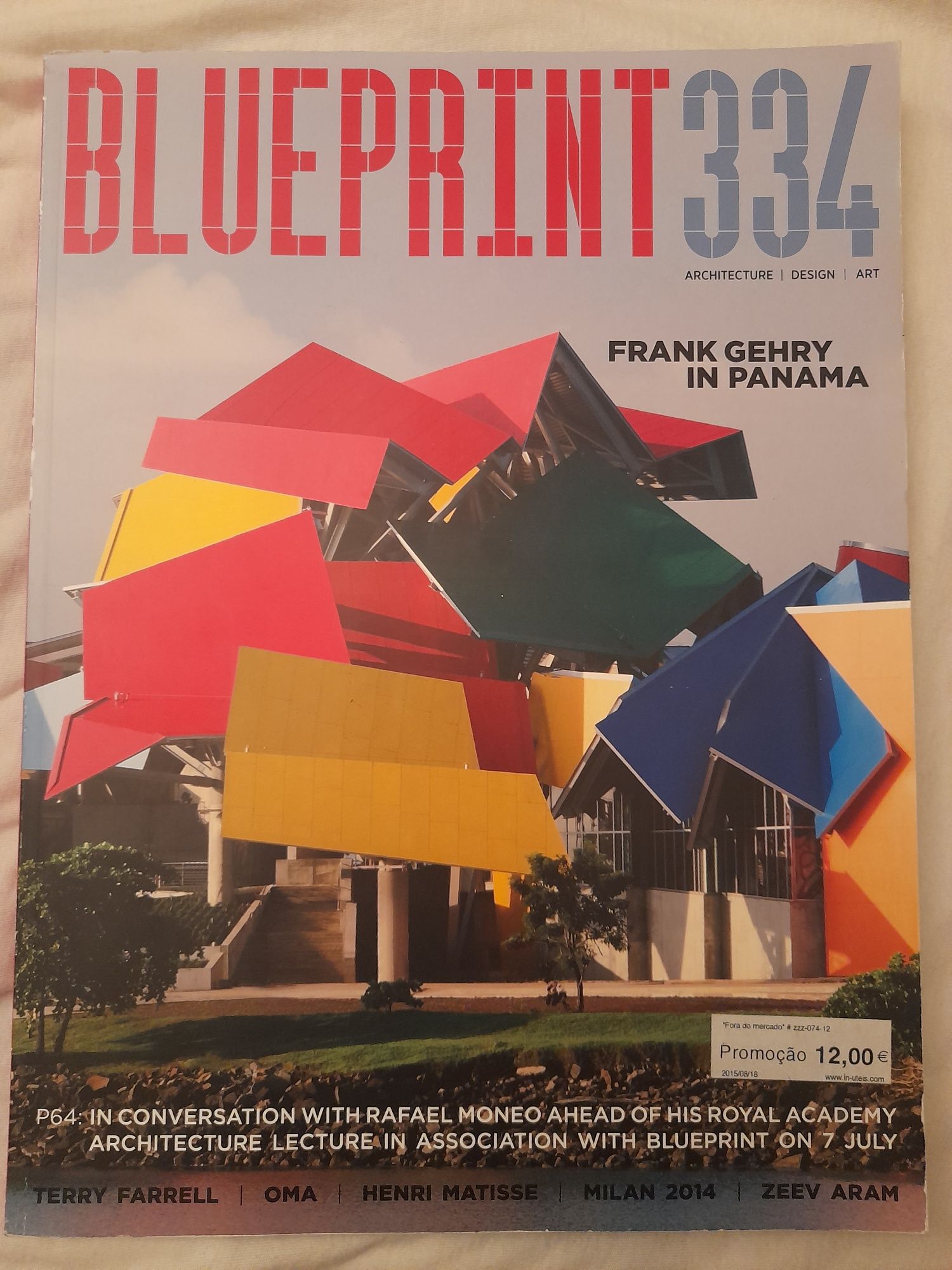 Livro Blueprint, arte e design, Frank Gehry