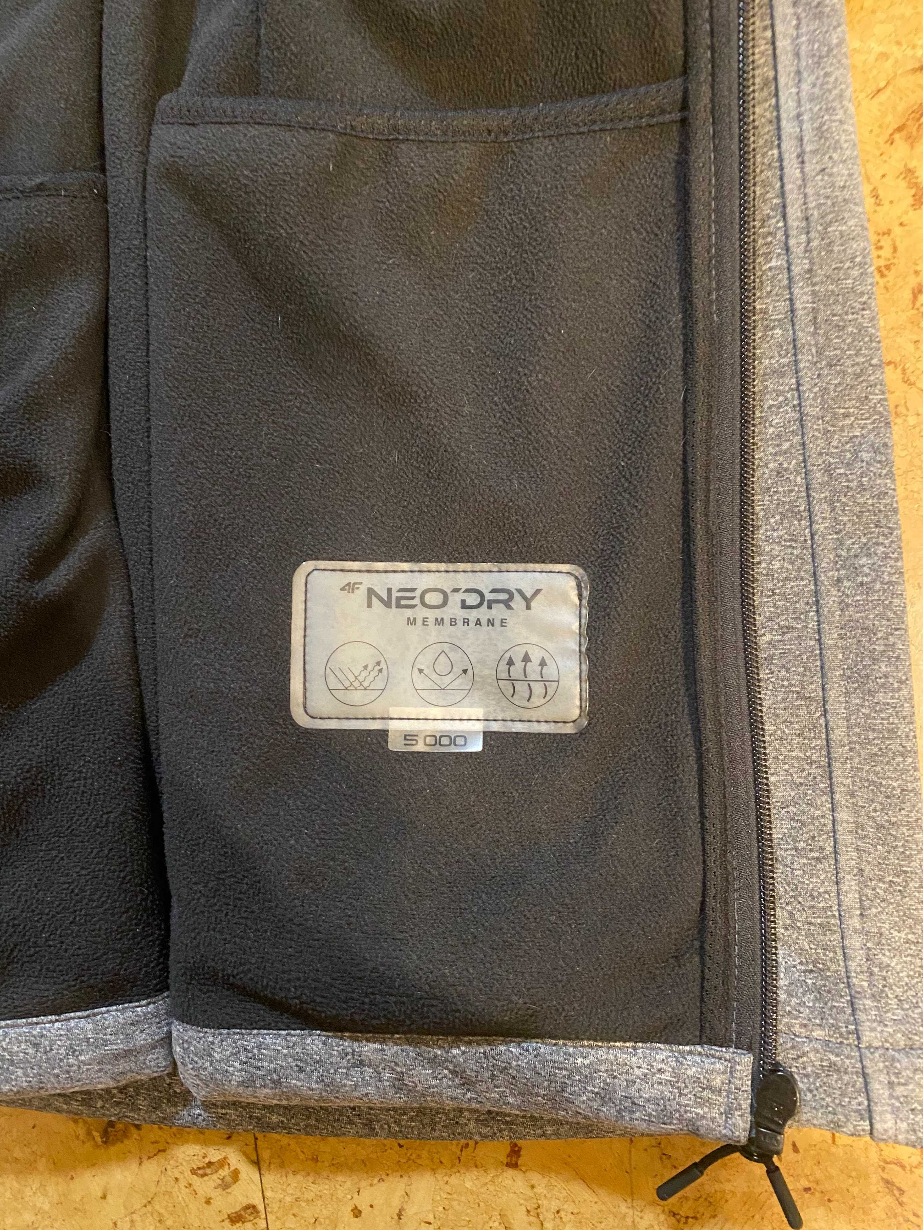Szary softshell, rozmiar XL 4F