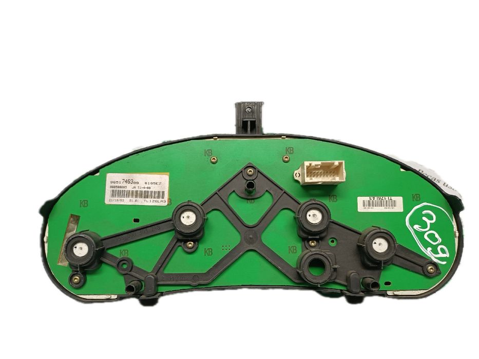 Quadrante / painel de instrumentos PEUGEOT 206 (2A/C)