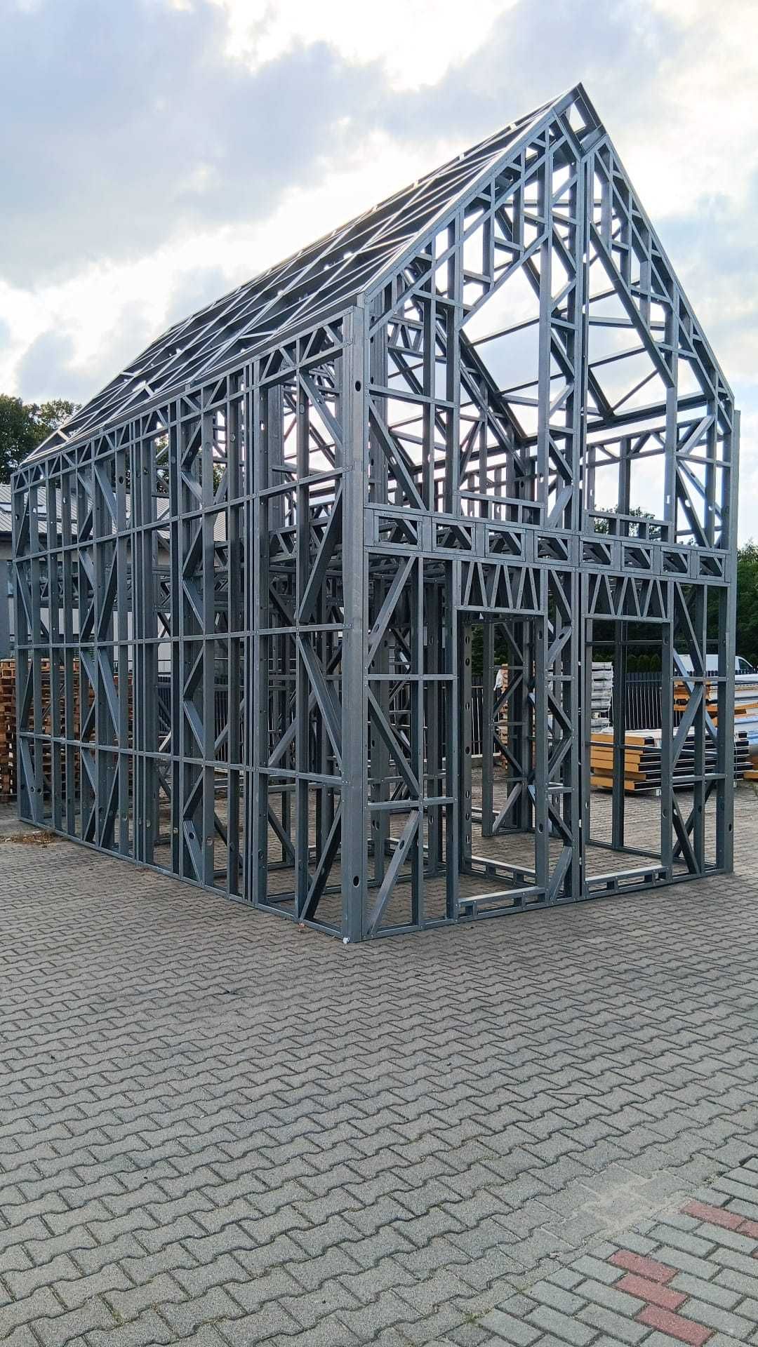 Domek 35m2 - konstrukcja stalowa szkieletowa