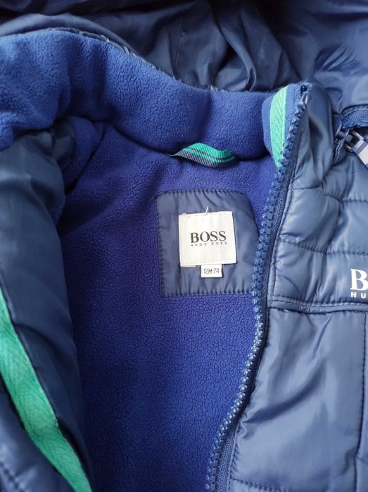 Hugo Boss 74 cm kurtka ocieplana chłopięca z kapturem