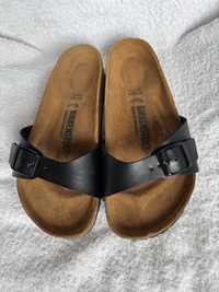 Шлепанцы сланцы birkenstock 37p черные