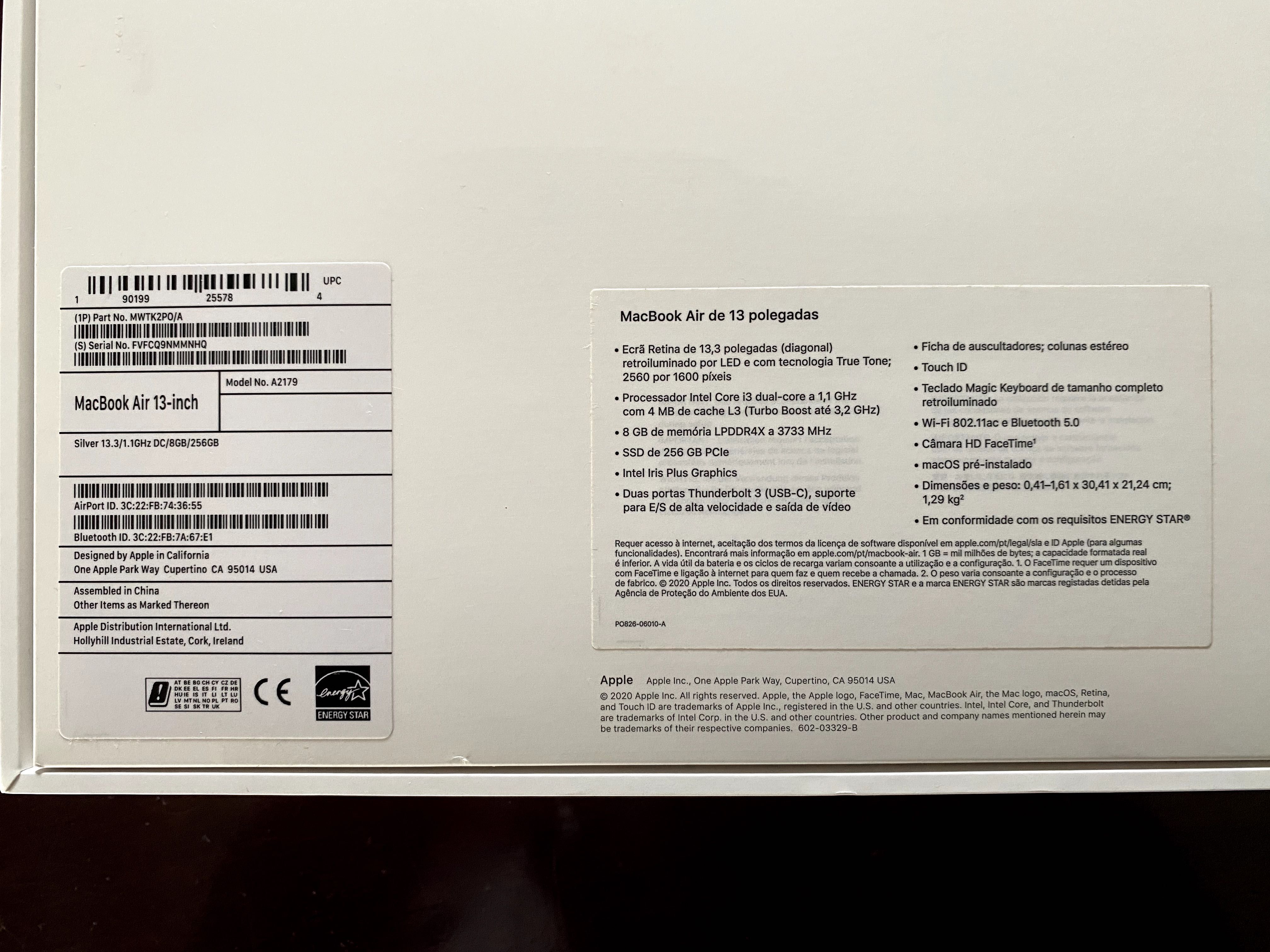 MacBook 13” Retina  i3 / 8GB / Bateria 141 Ciclos | Como Novo!