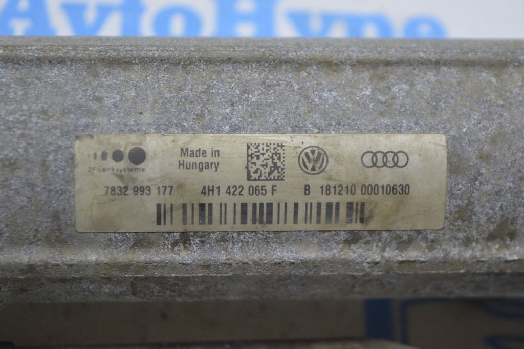 Рейка рулевая Audi A8 D4 10-17 (01) 4H1422065F