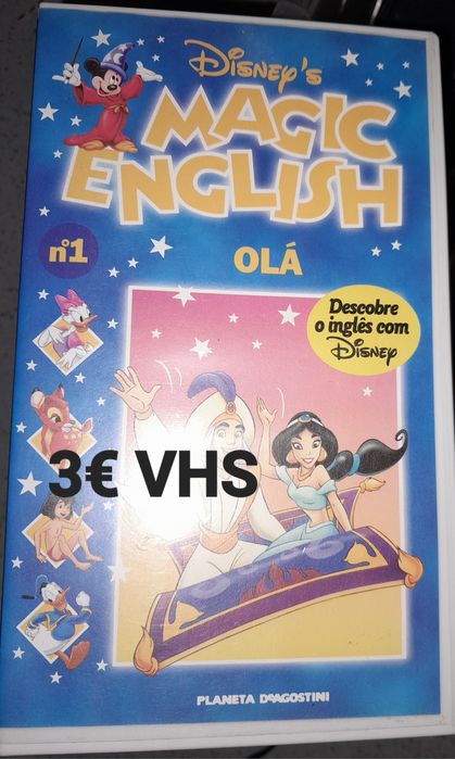 VHS infantis em ótimo estado