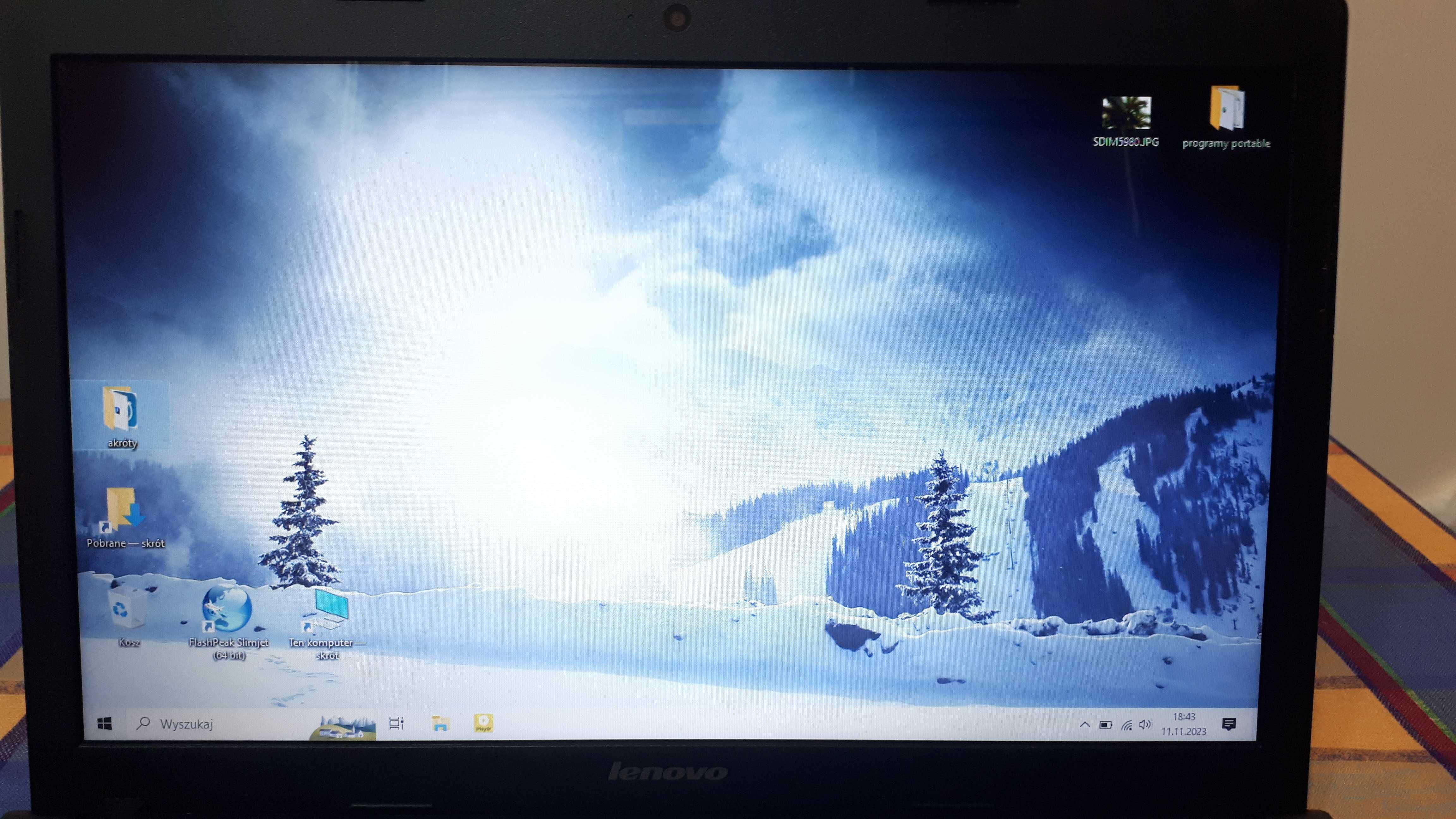 Okazja Laptop Lenovo Windows 10 dysk 1tb 6gb ram