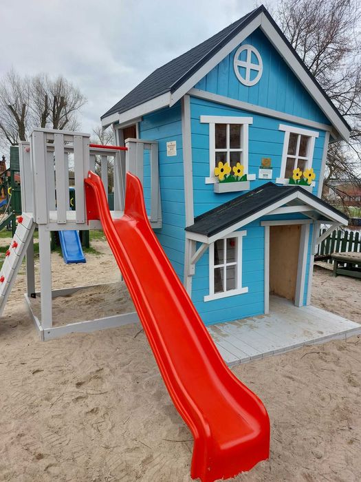 Drewniany Plac zabaw PZ13! Domek Dla dzieci! Wieżyczka