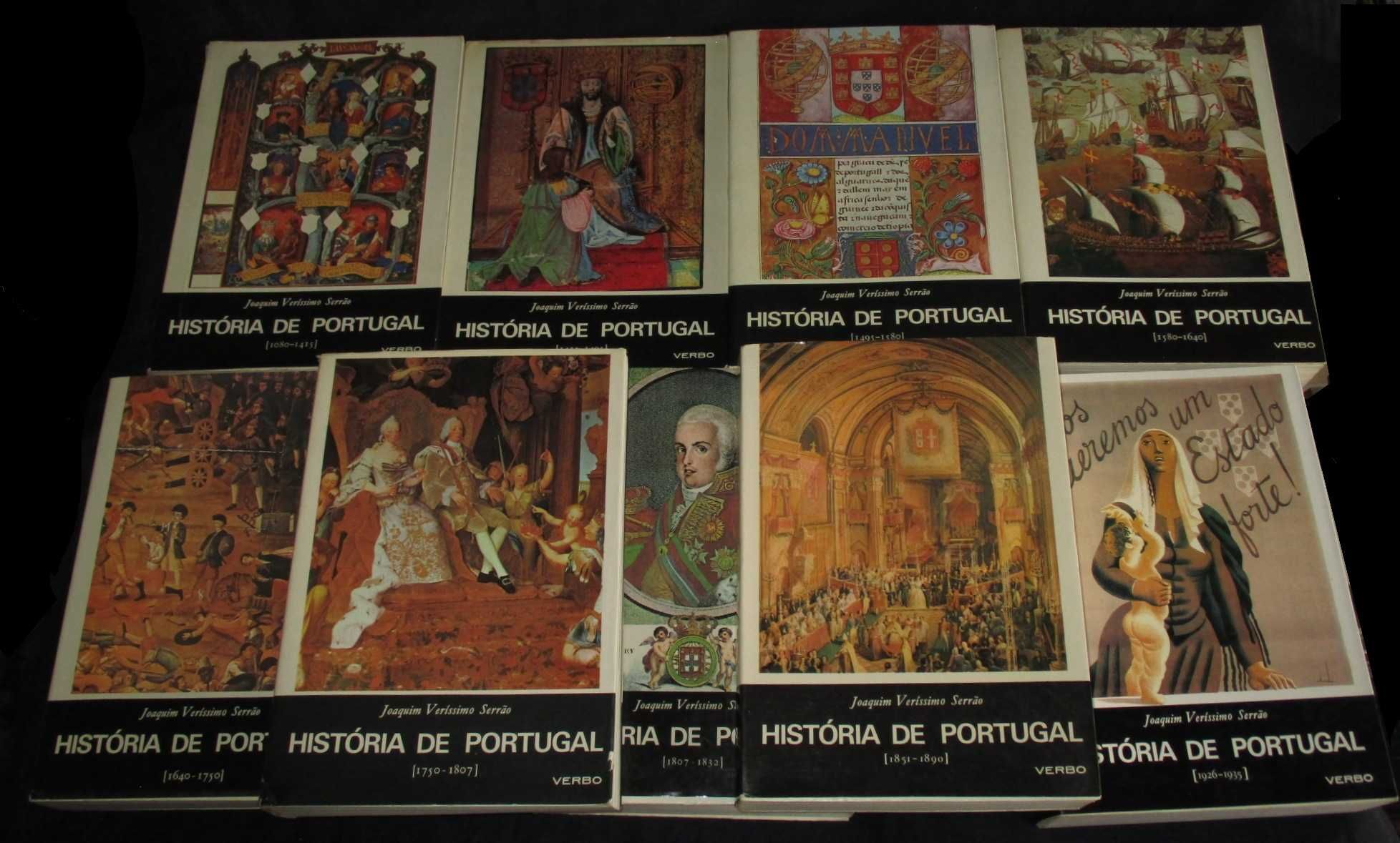 Livros História de Portugal Joaquim Veríssimo Serrão Verbo