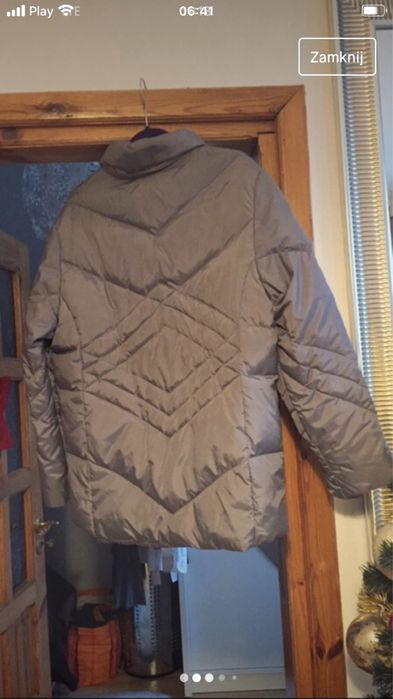 Pikowana kurtka damska, zimowa Basic r.42/XL