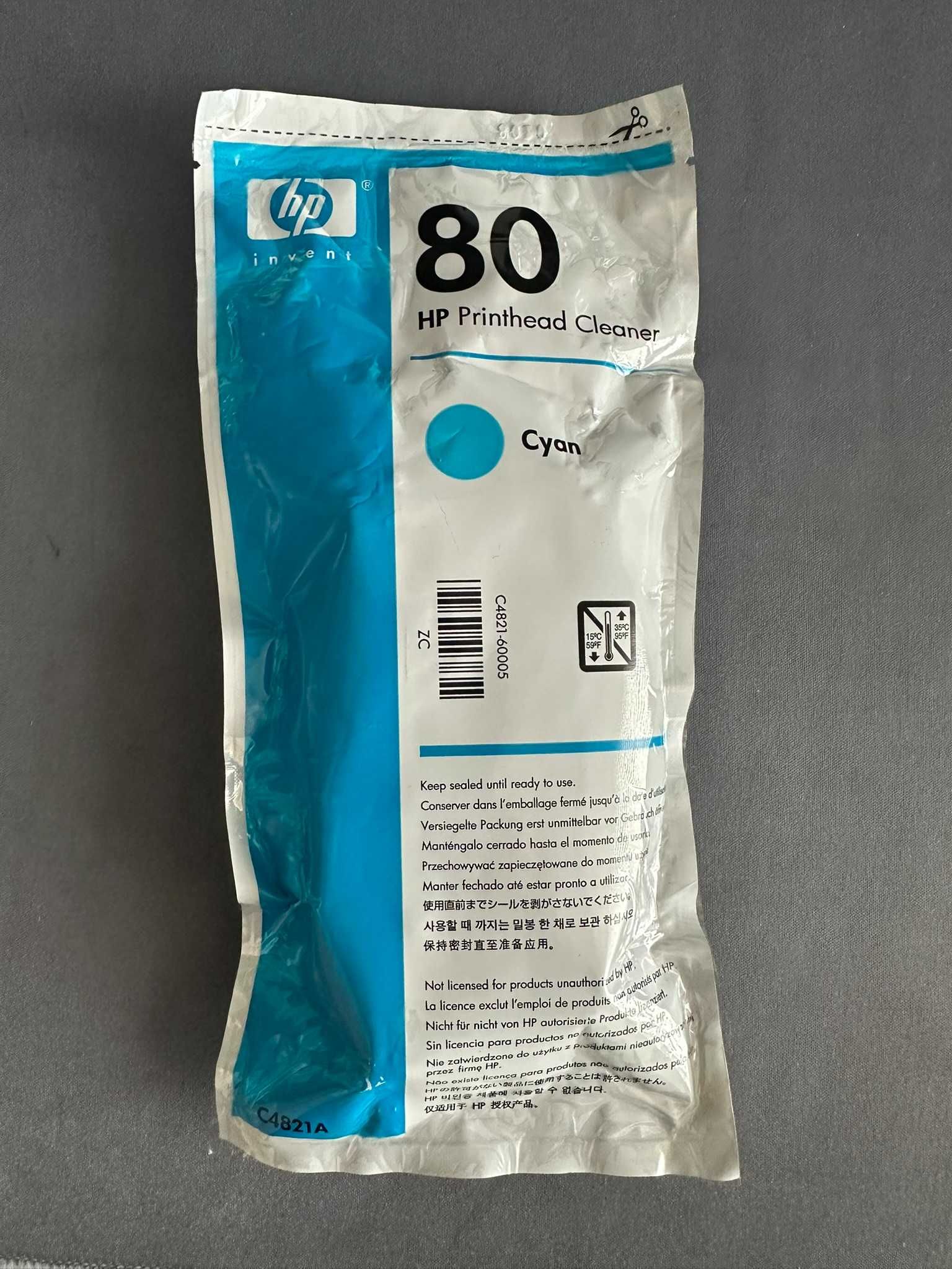 GŁOWICA HP 80 CYAN C4821A (HP 80 Cyan Printhead Cleaner)