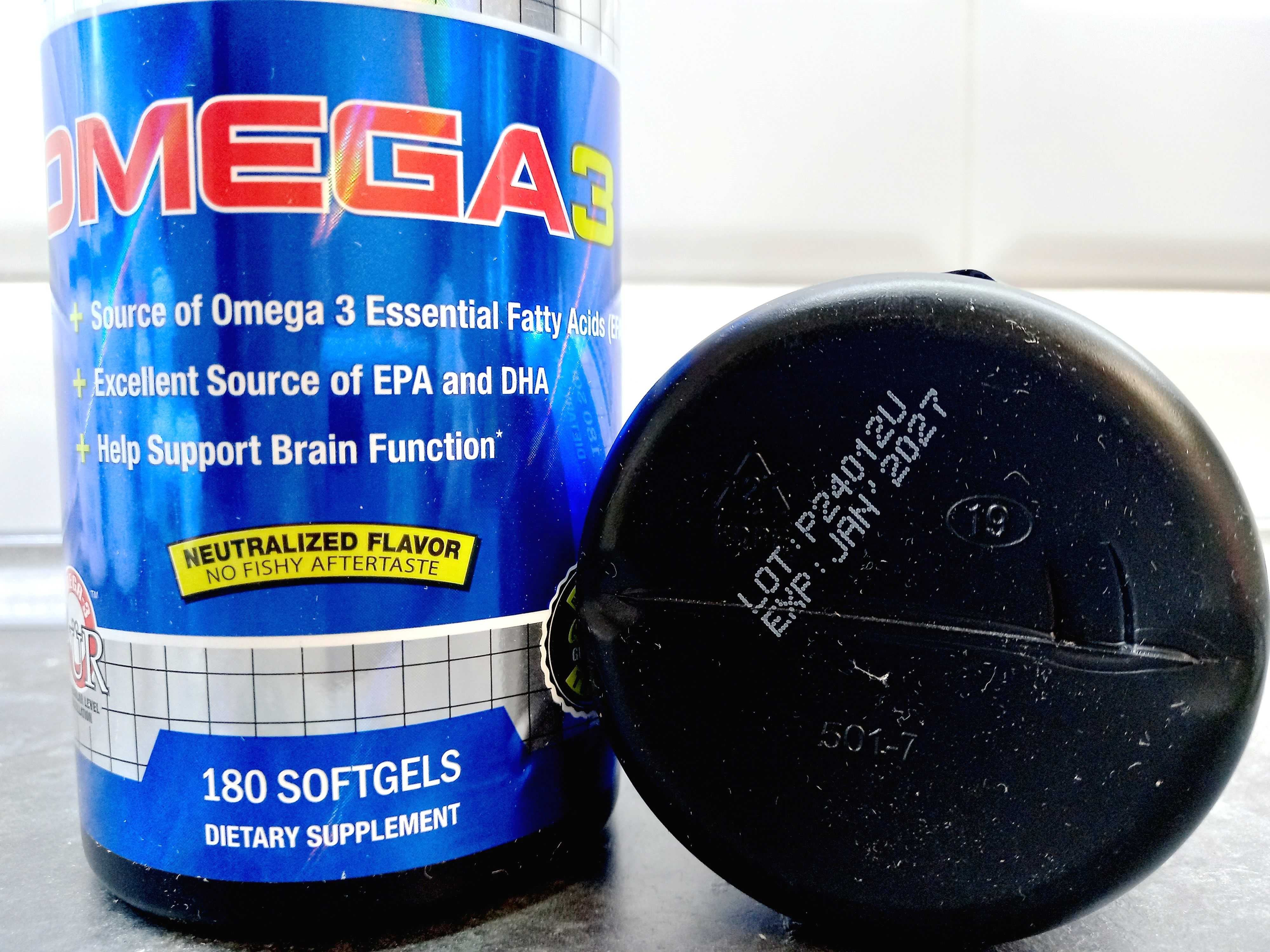 Allmax Nutrition, Omega-3 (180 капс.), омега-3, рыбий жир