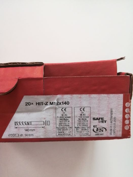 Kotwy Hilti pręty