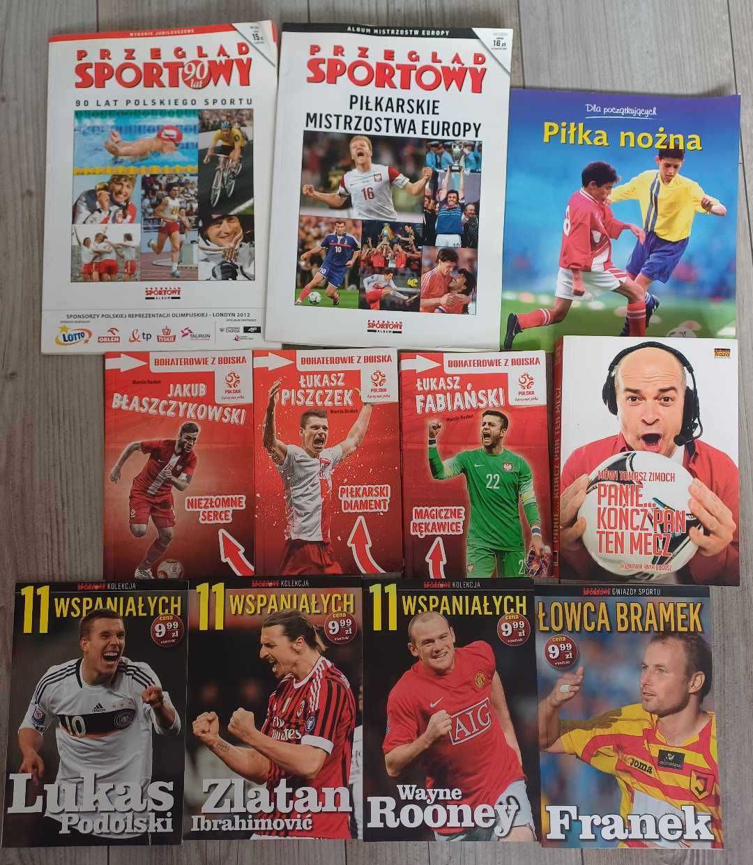 Kolekcja książek i magazynów Przeglądu Sportowego i Łączy nas Piłka