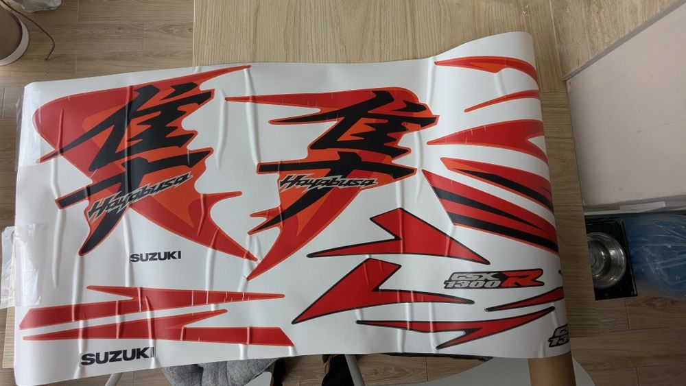 Suzuki Hayabusa наліпки (вінілові)